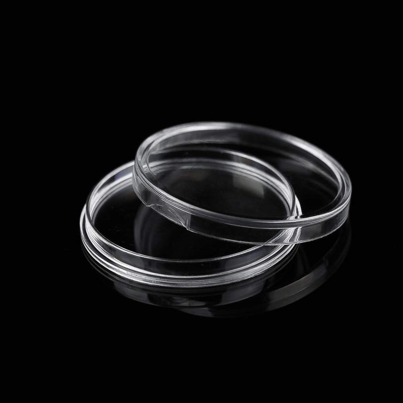 AITIME 100 Pieces 30mm Coin Holder Capsules for Dime,Cent,Nickel, Quarter,Small Dollar,6 Sizes EVA Protect Gasket,Round Plastic Coin Case with Storage Organizer Box for Coin Collection Supplies - Image 2